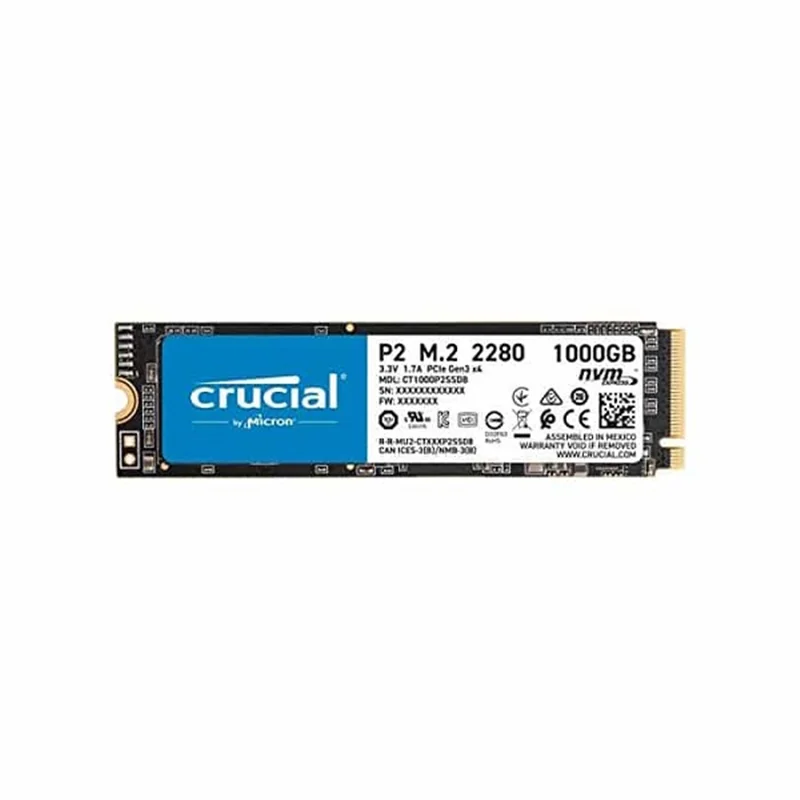 حافظه SSD کروشیال مدل Crucial P2 M.2 2280 1TB PCIe