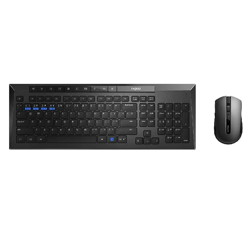 Rapoo 8200M Multi-Mode Wireless Keyboard and Mouse