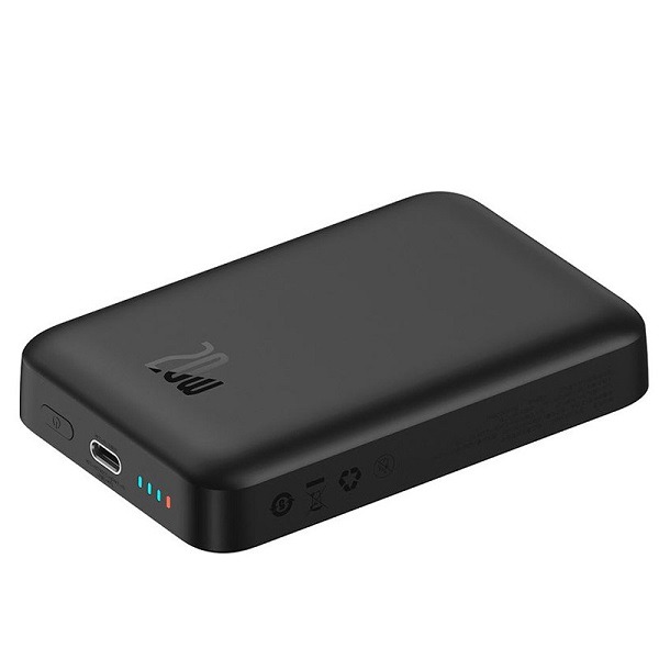 پاور بانک بی سیم 10000میلی آمپری باسئوس PPCX070001 Baseus Magnetic Mini