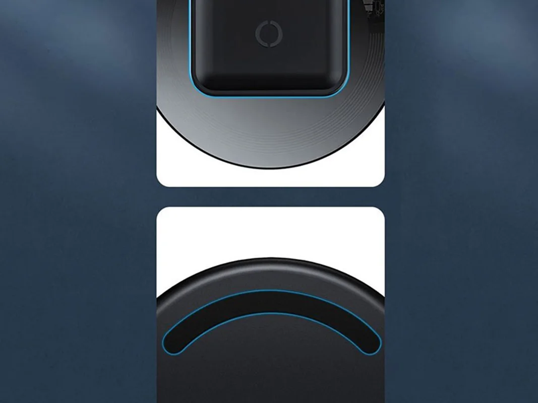 شارژ بی سیم بیسوس WXJK-01 Baseus Simple 2in1 Wireless Charger 18W Max For Phones+Pods（Qi）Black